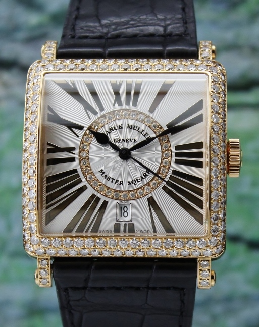 (image for) A FRANCK MULLER AUTOMATIC 18K ROSE GOLD MASTER SQUARE / 6002 H SC DT CD 1R